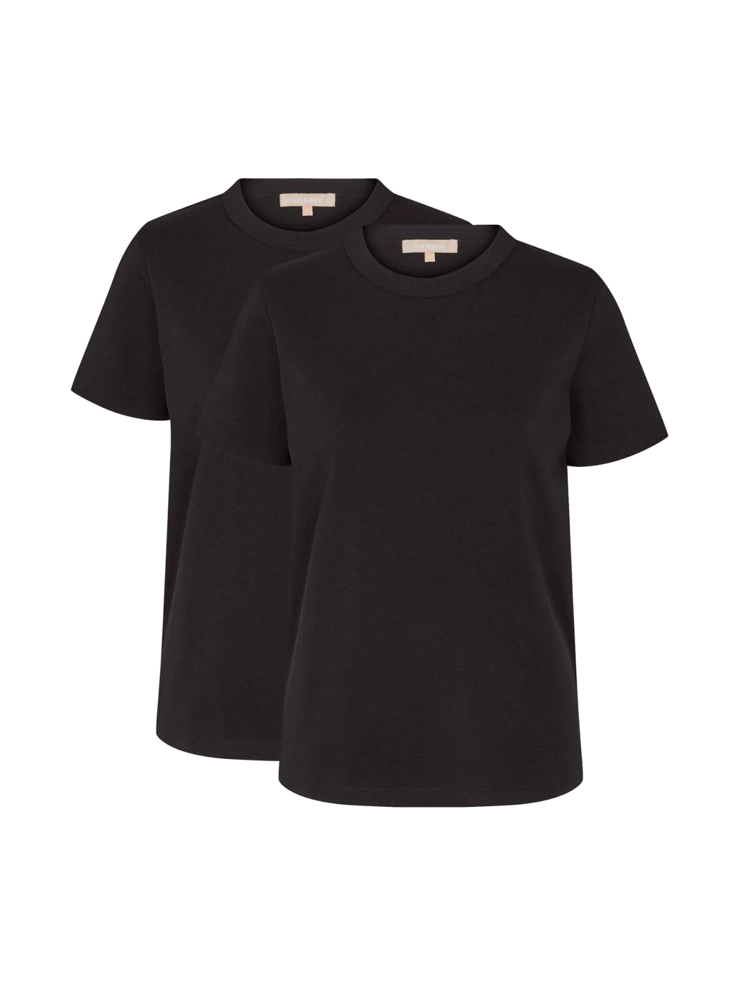 Tricou ' SRHella ' pe L Soft Rebels pe negru, Vizualizare produs