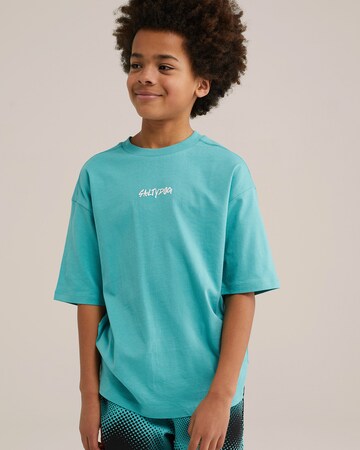WE Fashion Shirt in Green: front