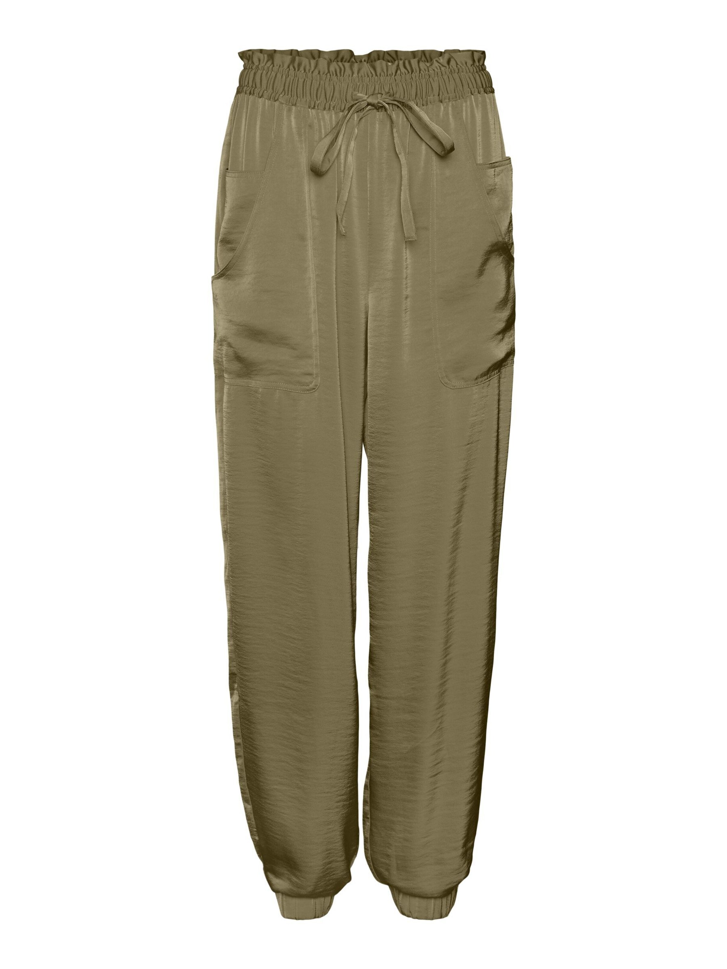 VERO MODA - Pantalón en verde: frente