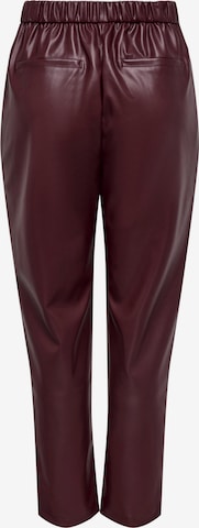 ONLY - regular Pantalón plisado 'LINA' en rojo
