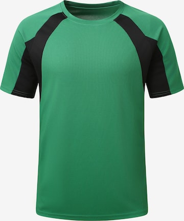 YOUTHUP Shirt 'Formgerecht' in Green: front