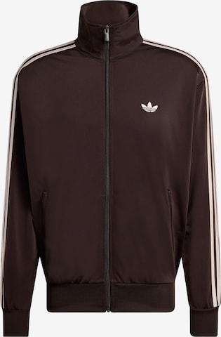 Veste de survêtement 'Firebird' ADIDAS ORIGINALS en marron : devant