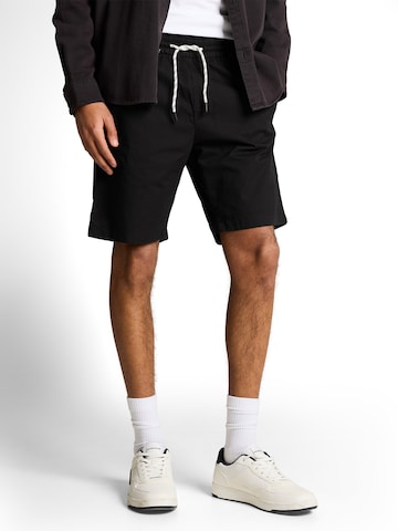 TOM TAILOR DENIM Regular Housut värissä musta: etupuoli