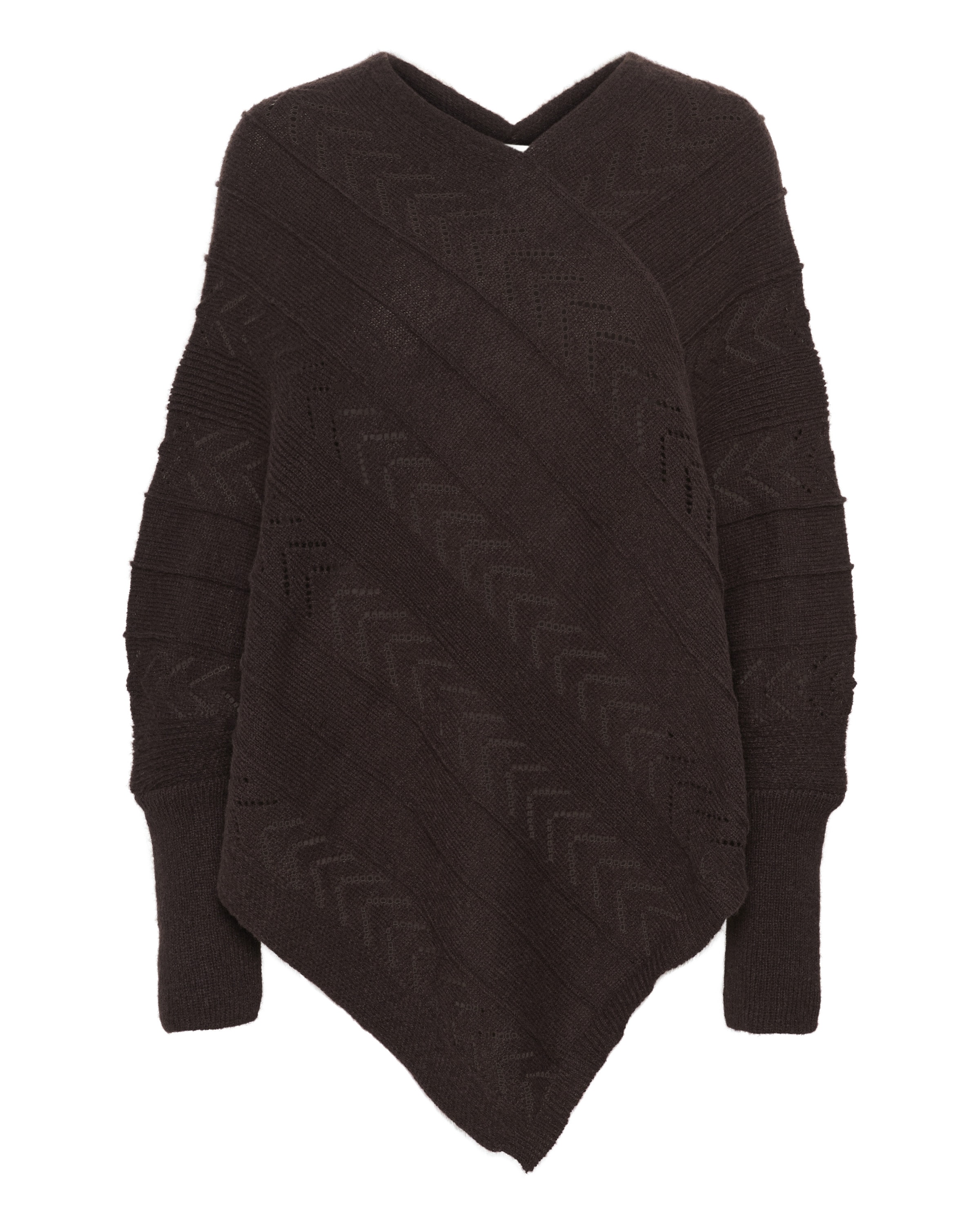 Mantellina 'Holiday' di Cream in marrone: frontale