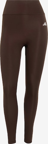 Pantalon de sport ADIDAS PERFORMANCE en marron : devant