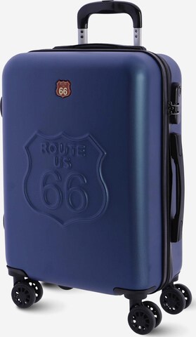 Route 66 - Carrito 'Route 66 - Maleta Cabina 55x40x20' en azul: frente
