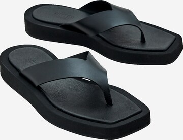 Flip-flops 'Keana' de la EDITED pe negru