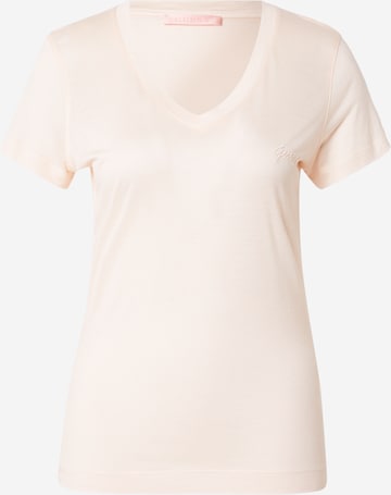 T-shirt GUESS en beige : devant