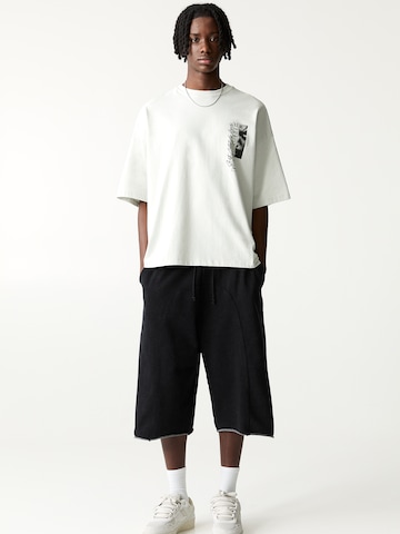 T-Shirt 'ICE CUBE' Pull&Bear en beige