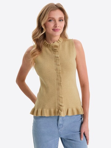 Imily Bela Knitted vest in Green