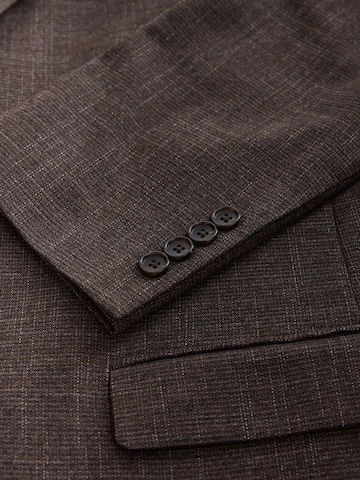 Coupe regular Veste de costume Next en marron