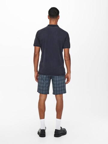 Only & Sons Regular Shorts 'Mark' in Blau