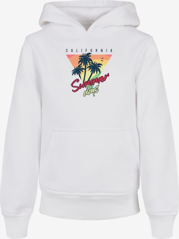 F4NT4STIC Sweatshirt 'California Summer Days Palm' in White: front