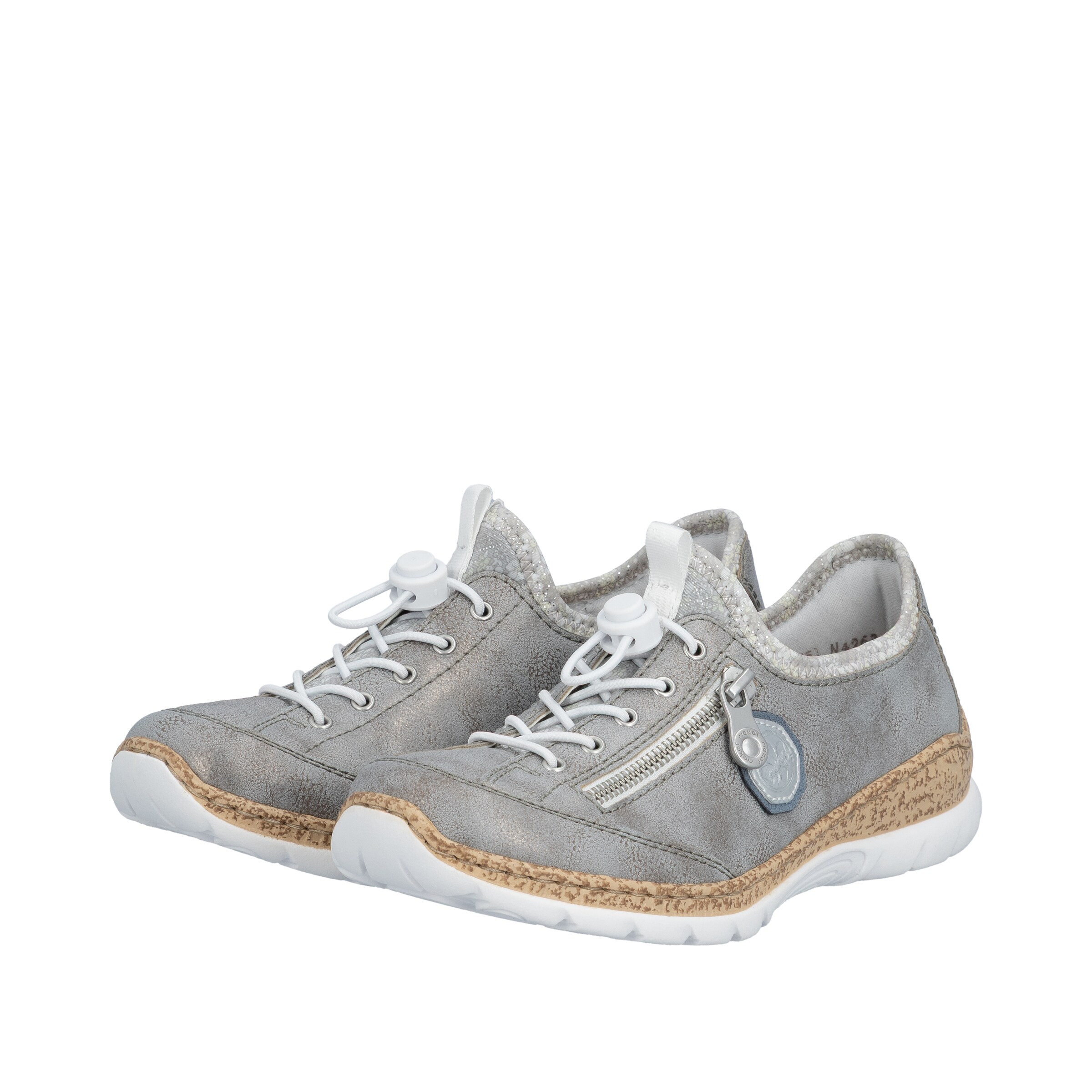 Chaussure de sport à lacets Rieker en gris