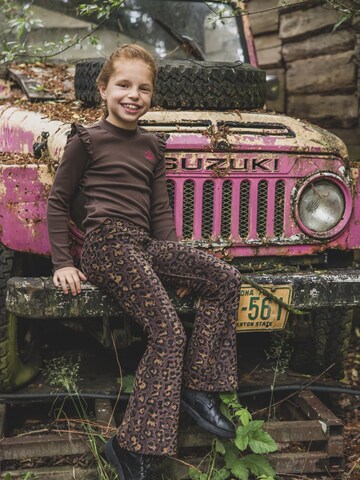 Looxs Revolution Flared Trousers in Brown