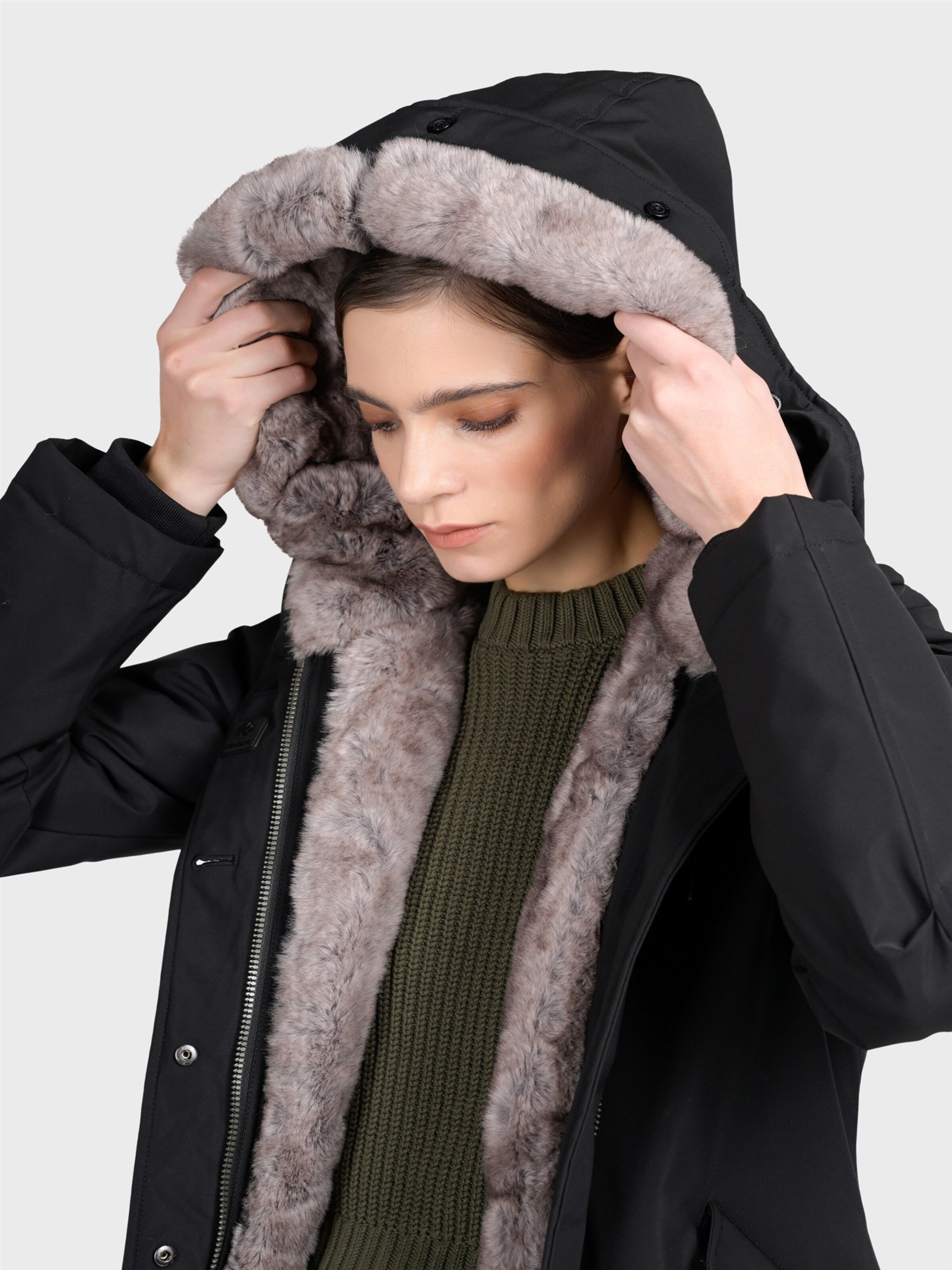 Canadian Classics Winter jacket 'Lanigan' in Black: front