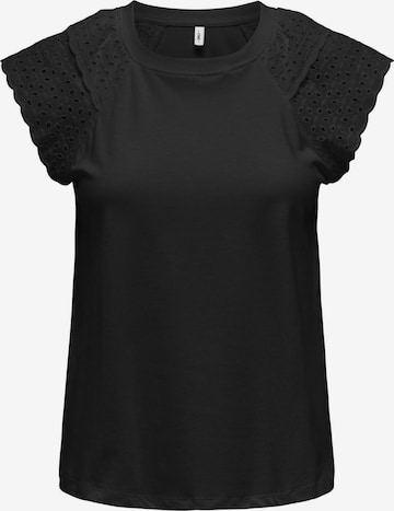 T-shirt ONLY Carmakoma en noir : devant