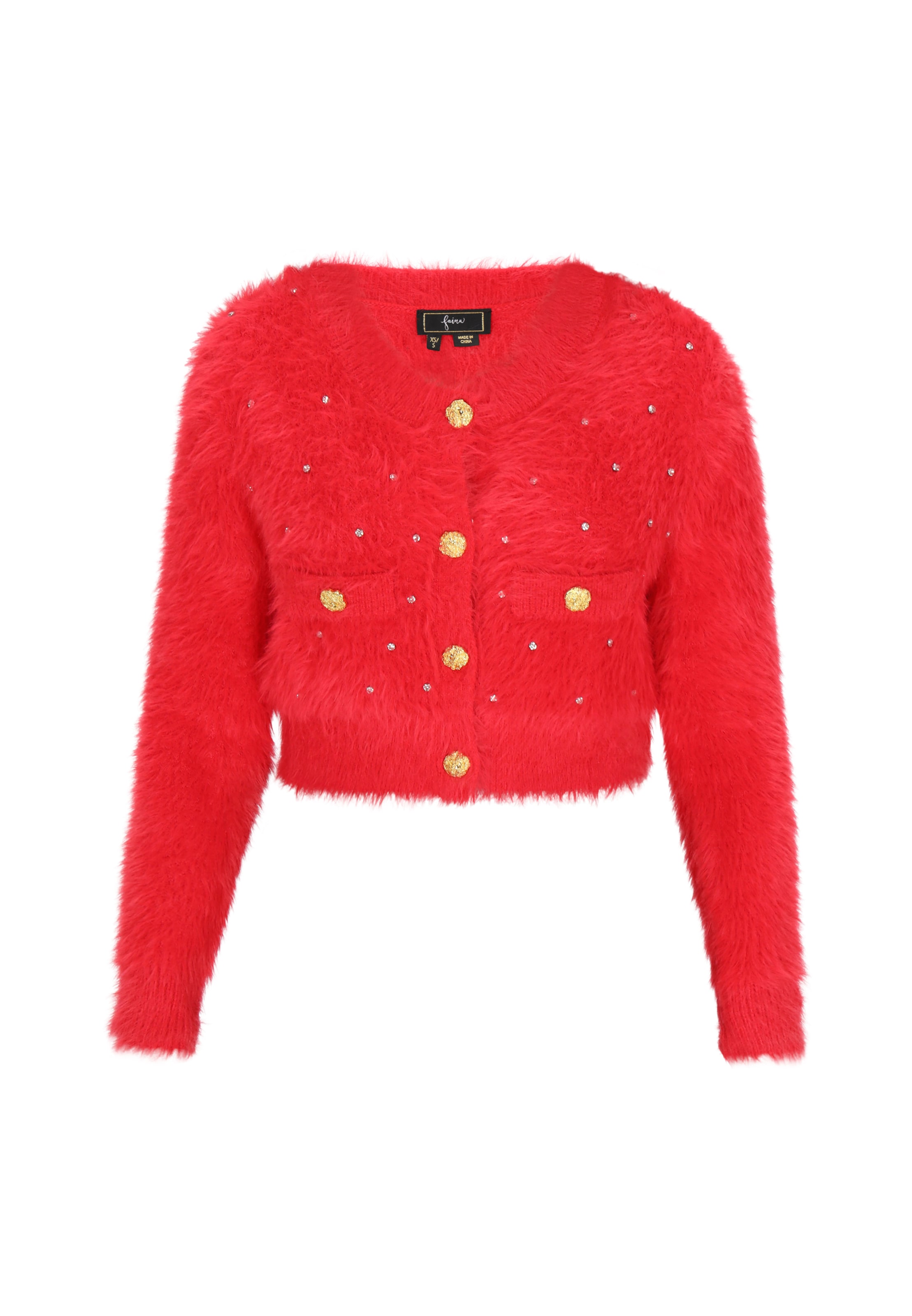 faina - Cárdigan 'Fashion Look' en rojo: frente