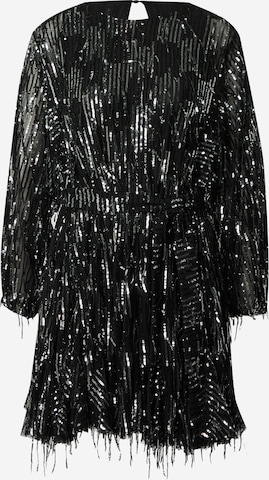 Ibana Cocktail Dress 'Frosty' in Black: front