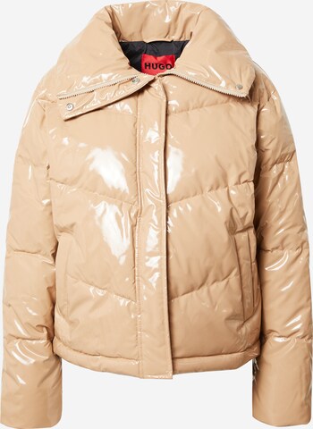 HUGO Between-Season Jacket 'Farylina' in Beige: front