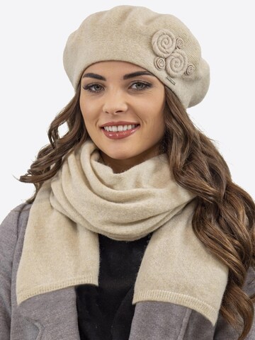 Vivisence Mütze '7037 Set'‌‌‌‌‌‌‌ in Beige: Vorderseite