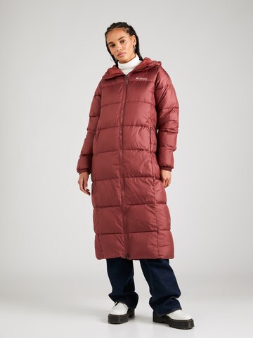 COLUMBIA Пальто в спортивном стиле 'Puffect' в Красный: спереди