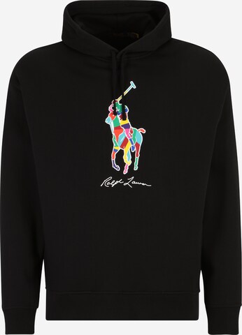 Polo Ralph Lauren Big & TallSweater majica - crna boja: prednji dio