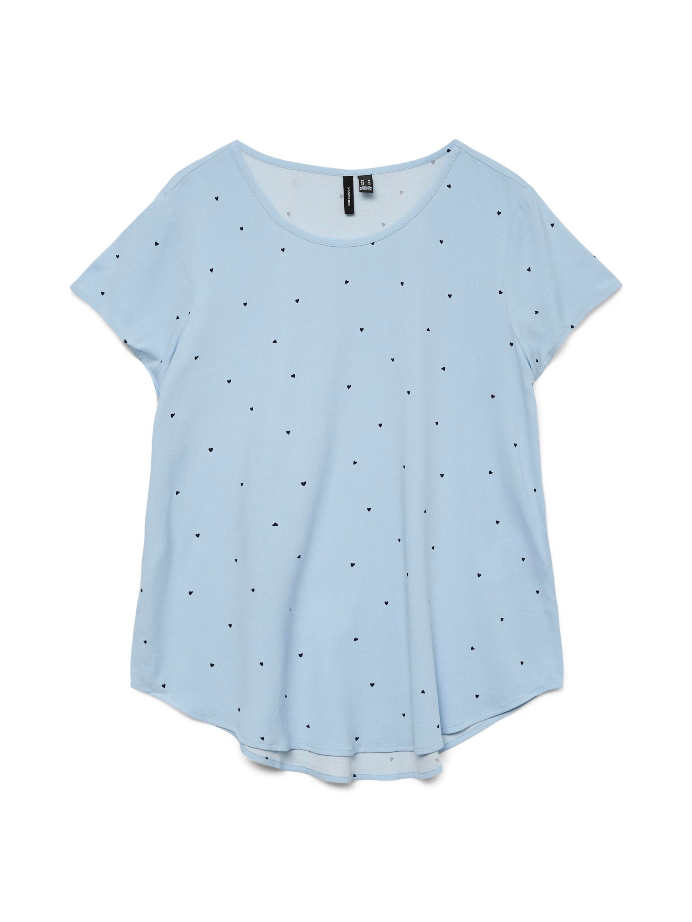 VERO MODA Shirt 'VMBella' in Blauw: voorkant