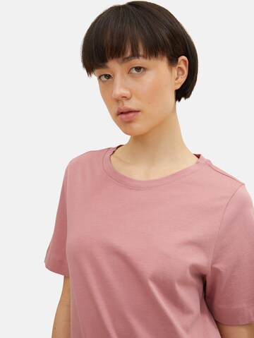 TOM TAILOR T-Shirt in Pink