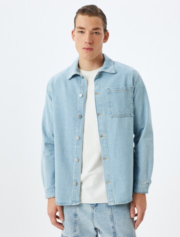 Koton Between-season jacket in Blue: front
