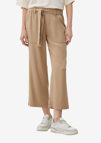 s.Oliver Loose fit Trousers in Beige: front