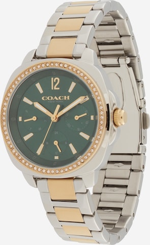 Ceas analogic 'Kitt' de la COACH pe argintiu: față