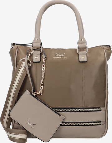 SANSIBAR Handbag 'Shopper Bag' in Beige: front