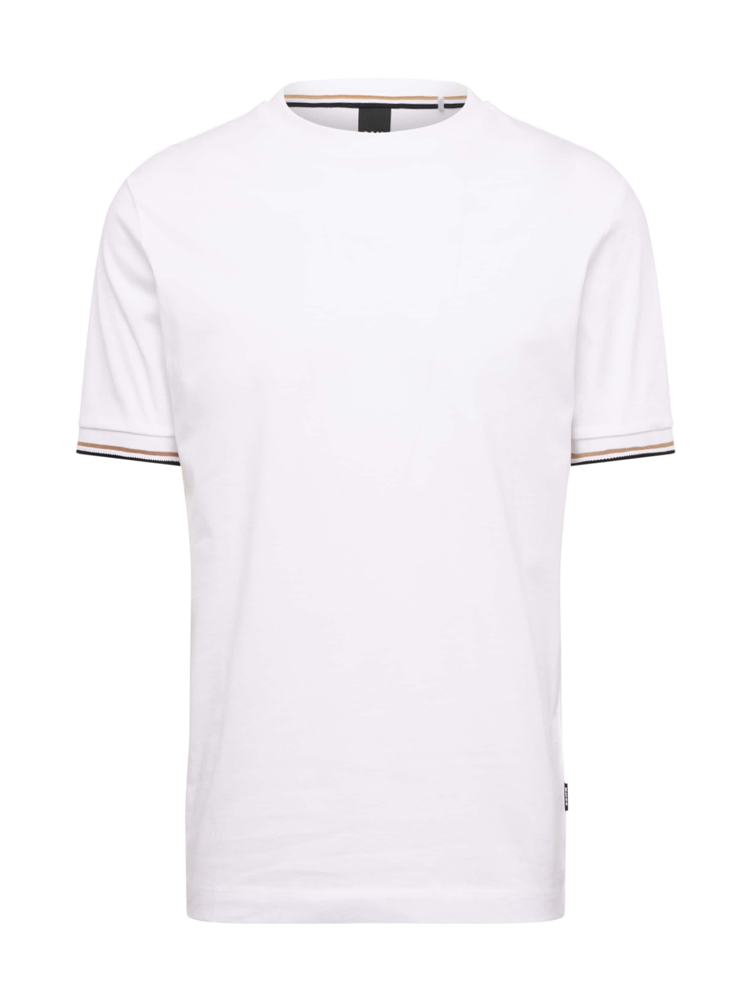 BOSS Футболка 'Thompson 04' в Белый: спереди