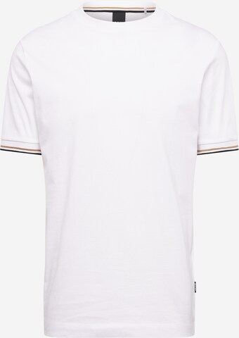 T-Shirt 'Thompson 04' BOSS en blanc : devant