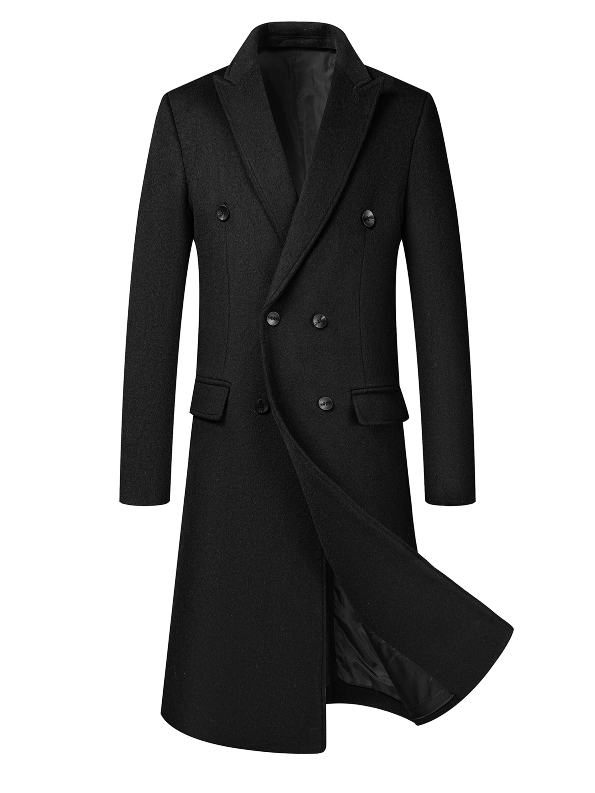 Cappotto invernale 'Abendrot' di ALLTHEMEN in nero