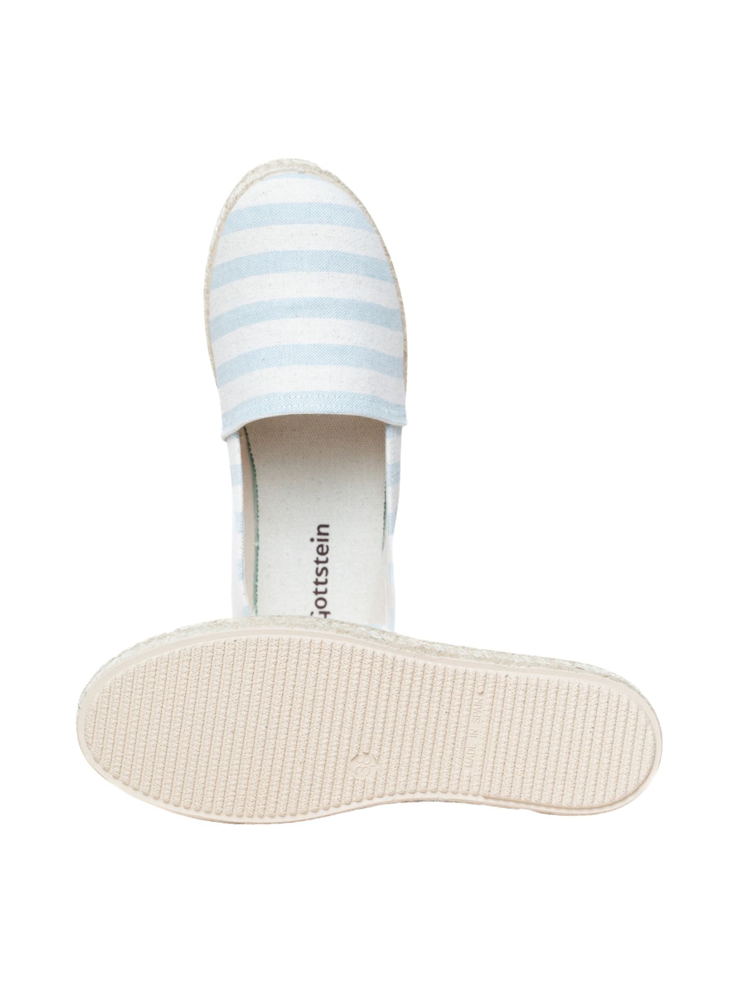 Gottstein Espadrilles 'Espadrille Camping Linen duo' in Blue