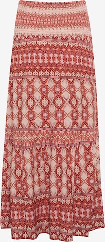 Cream Skirt 'Tiah' in Beige: front