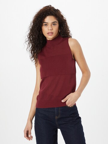 Pull-over Sisley en rouge : devant