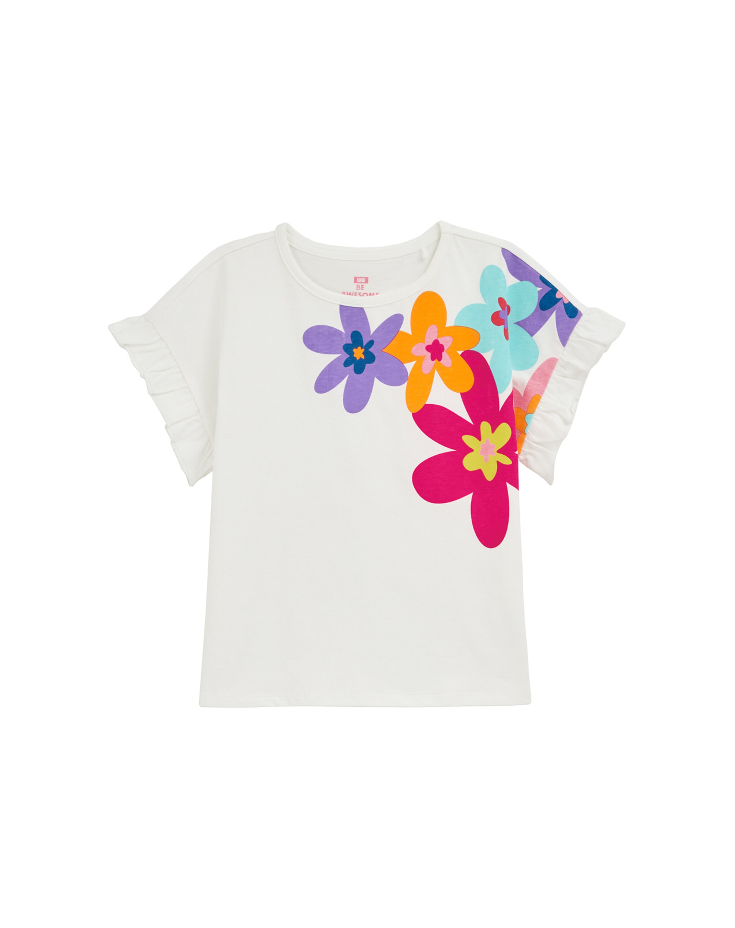 WE Fashion Μπλουζάκι σε μπεζ: μπροστά