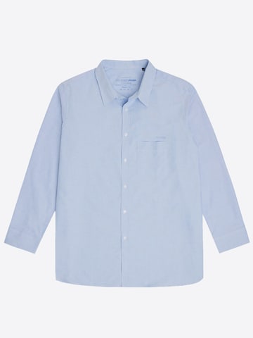 Mr Main Man Regular fit Button Up Shirt in Blue: front