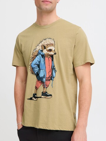 BLEND - Camiseta en marrón