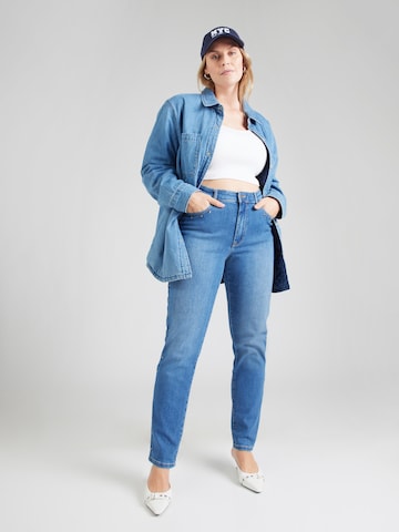 ONLY Carmakoma Slimfit Džíny 'CARSUI' – modrá