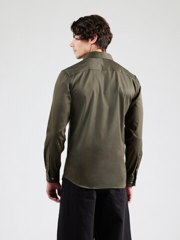 SELECTED Slim fit Button Up Shirt in Green