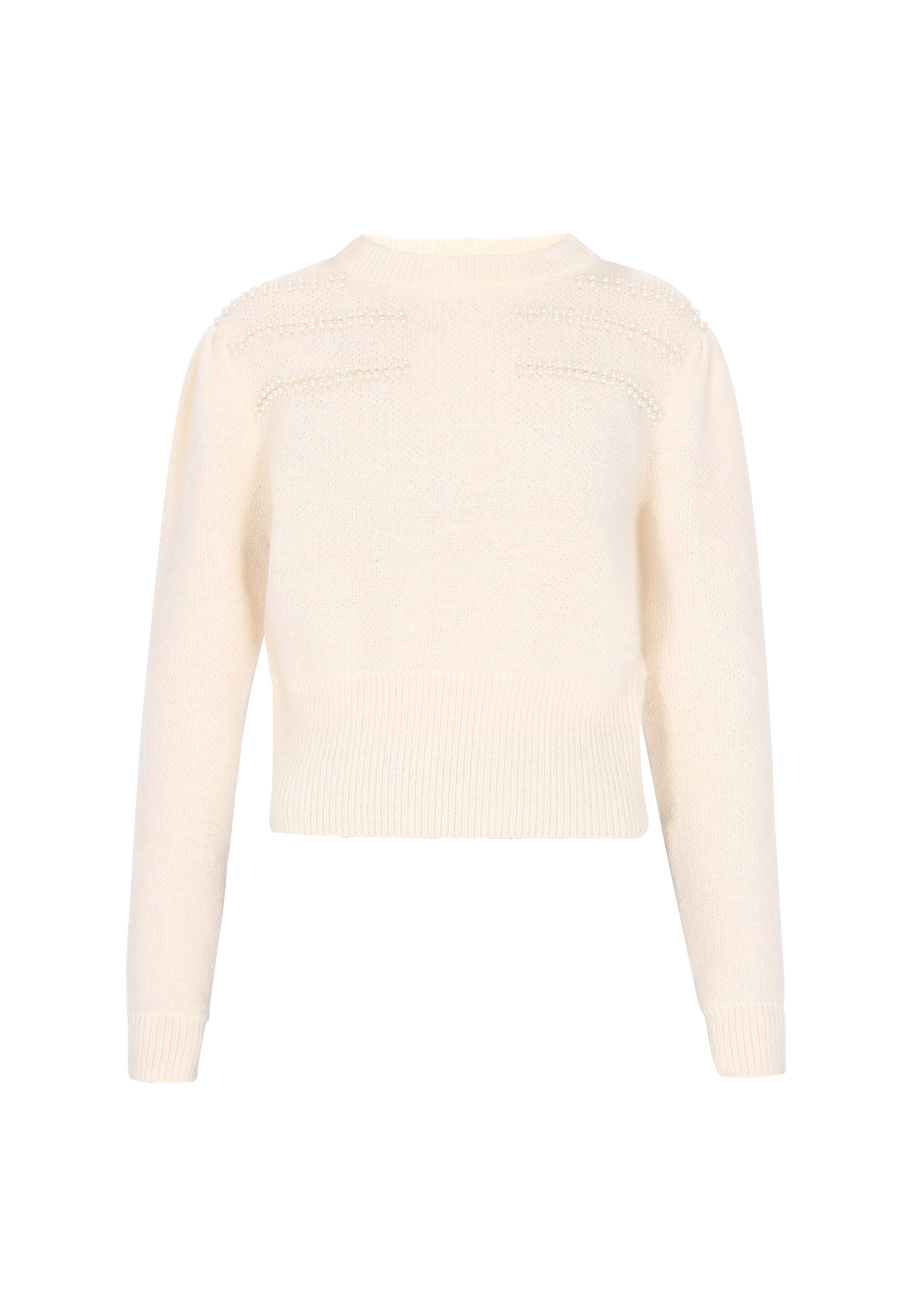 MYMO Sweter w kolorze biały: przód