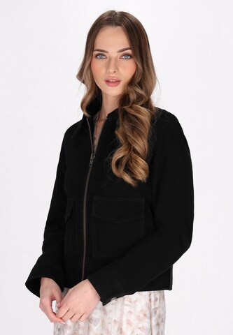DreiMaster Vintage Jacke in Schwarz: Vorderseite