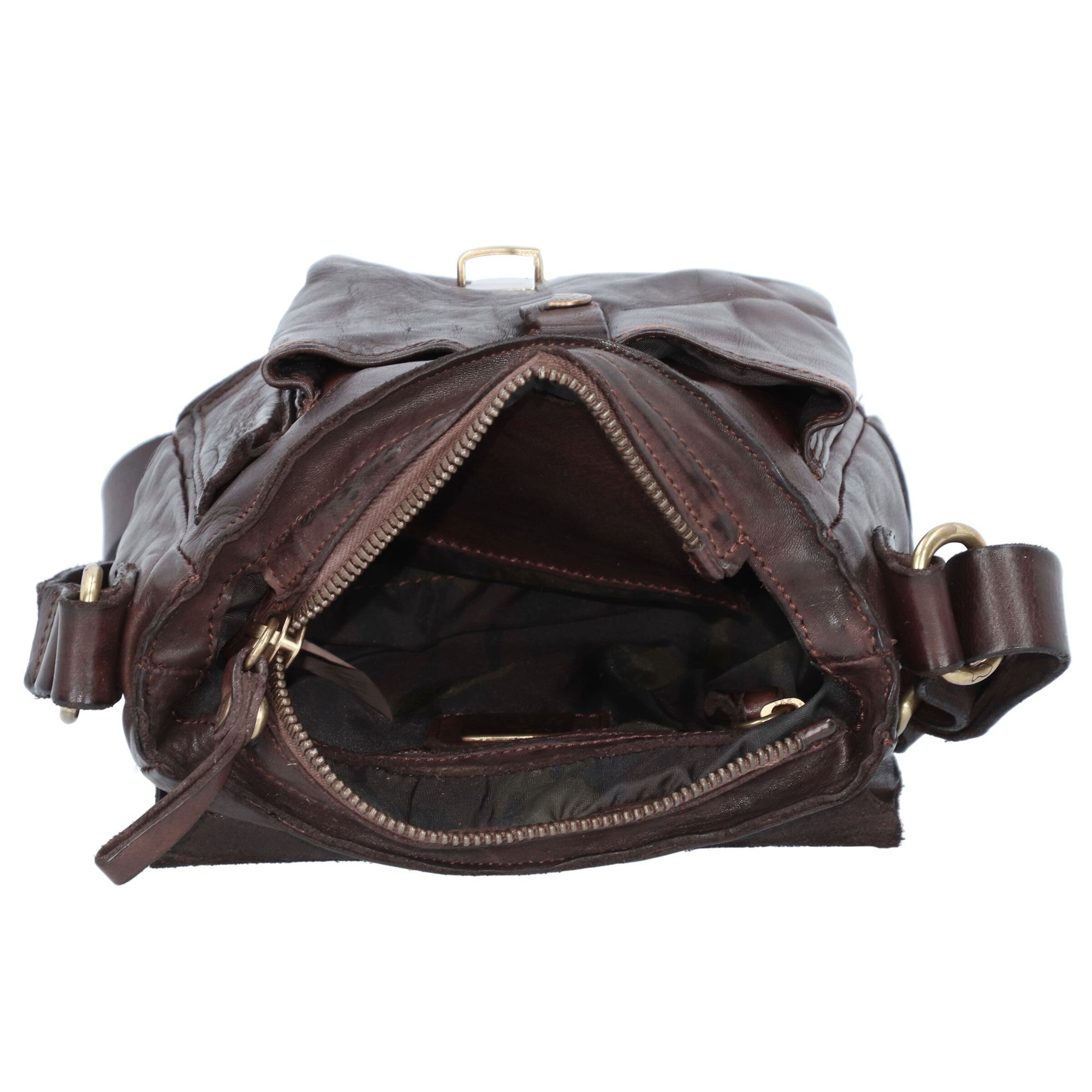 Campomaggi Crossbody bag 'Garofano' in Brown