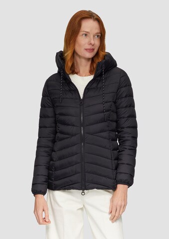 s.Oliver Outdoorjacke in Schwarz: Vorderseite