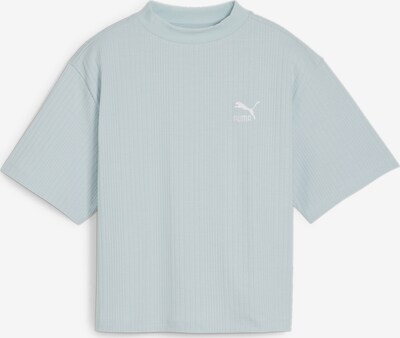 PUMA Functioneel shirt 'Classics' in de kleur Pastelblauw / Wit, Productweergave