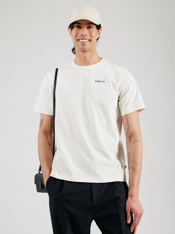 KnowledgeCotton Apparel Tričko – béžová